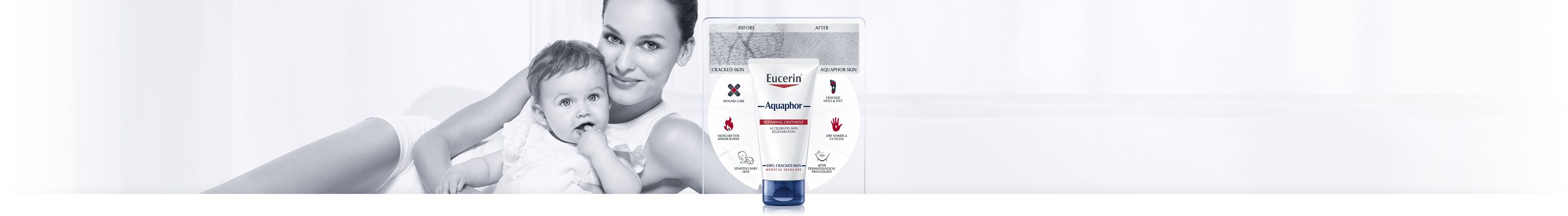 Aquaphor tepalas pažeistai odai